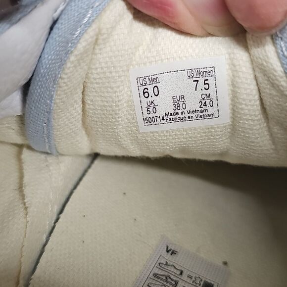 VANS OLD SKOOL LIGHT BLUE SNEAKERS BFPM-06-211 - Picture 10 of 10